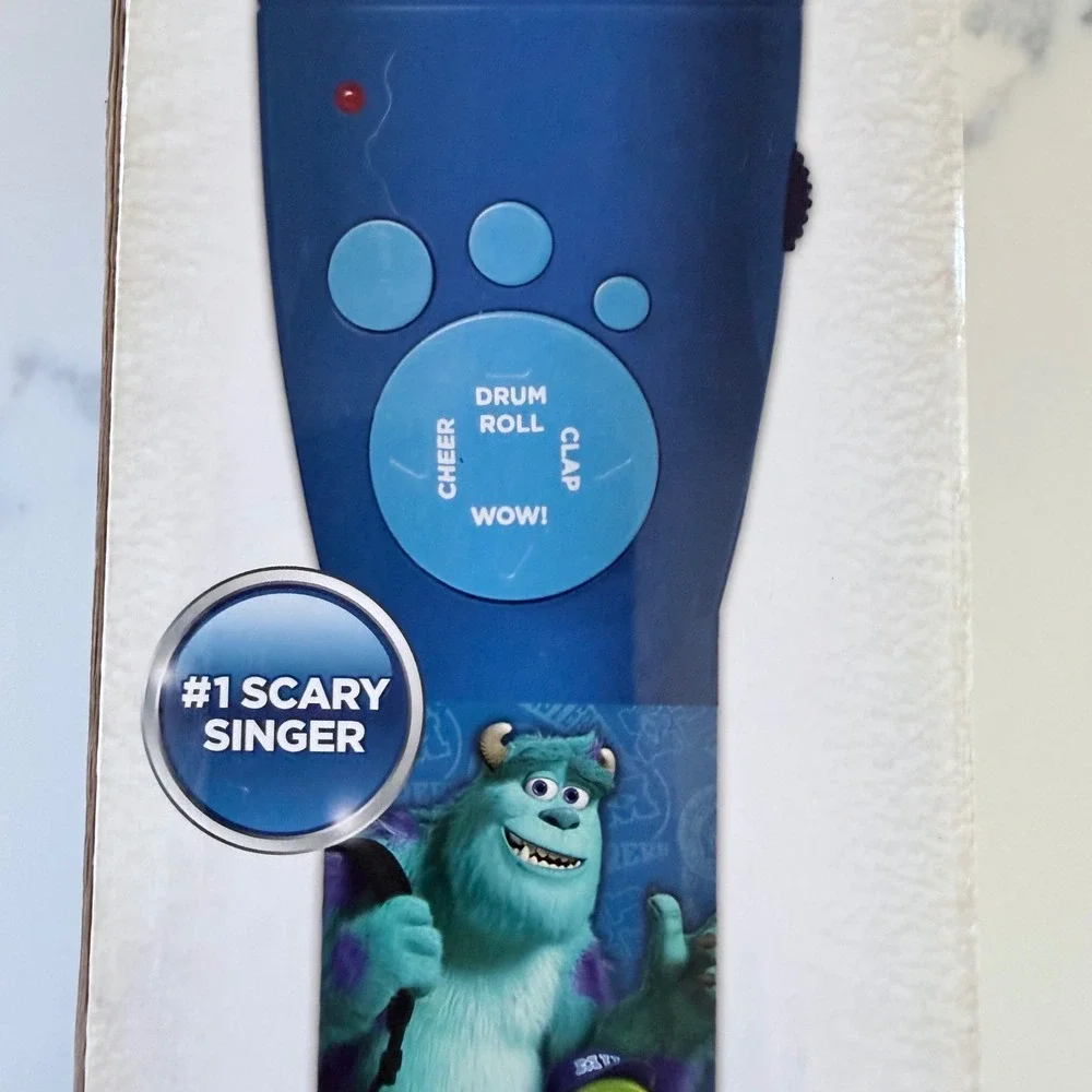 Disney Monsters University First Act Microphone Blue MP3 Input Toy MU359 New